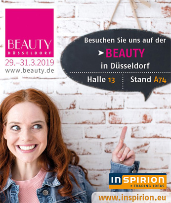15.03.2019: Inspirion auf der BEAUTY Düsseldorf (DE ONLY)